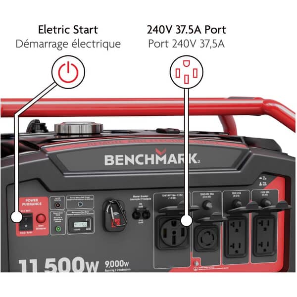 Portable Gas Generator - with Remote Start. 11500W 76-80dB