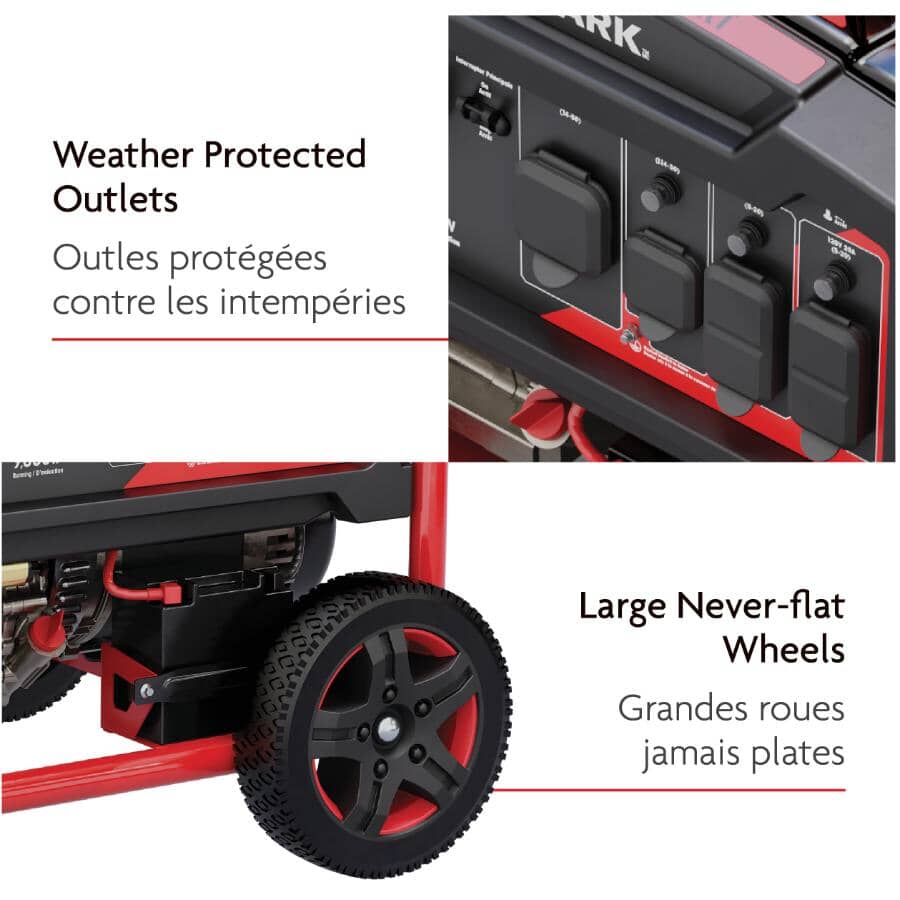 Portable Gas Generator - with Remote Start. 11500W 76-80dB